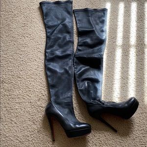 Christian Louboutin thigh high boots